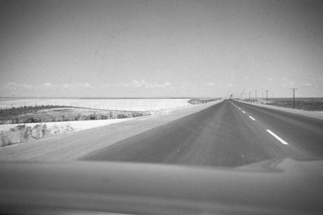 emtpy, highway, road, monochrome, horizon, landscape, travel, usa, vintage, car, drive, lanes, auto, film, photography, america, distressed
, 