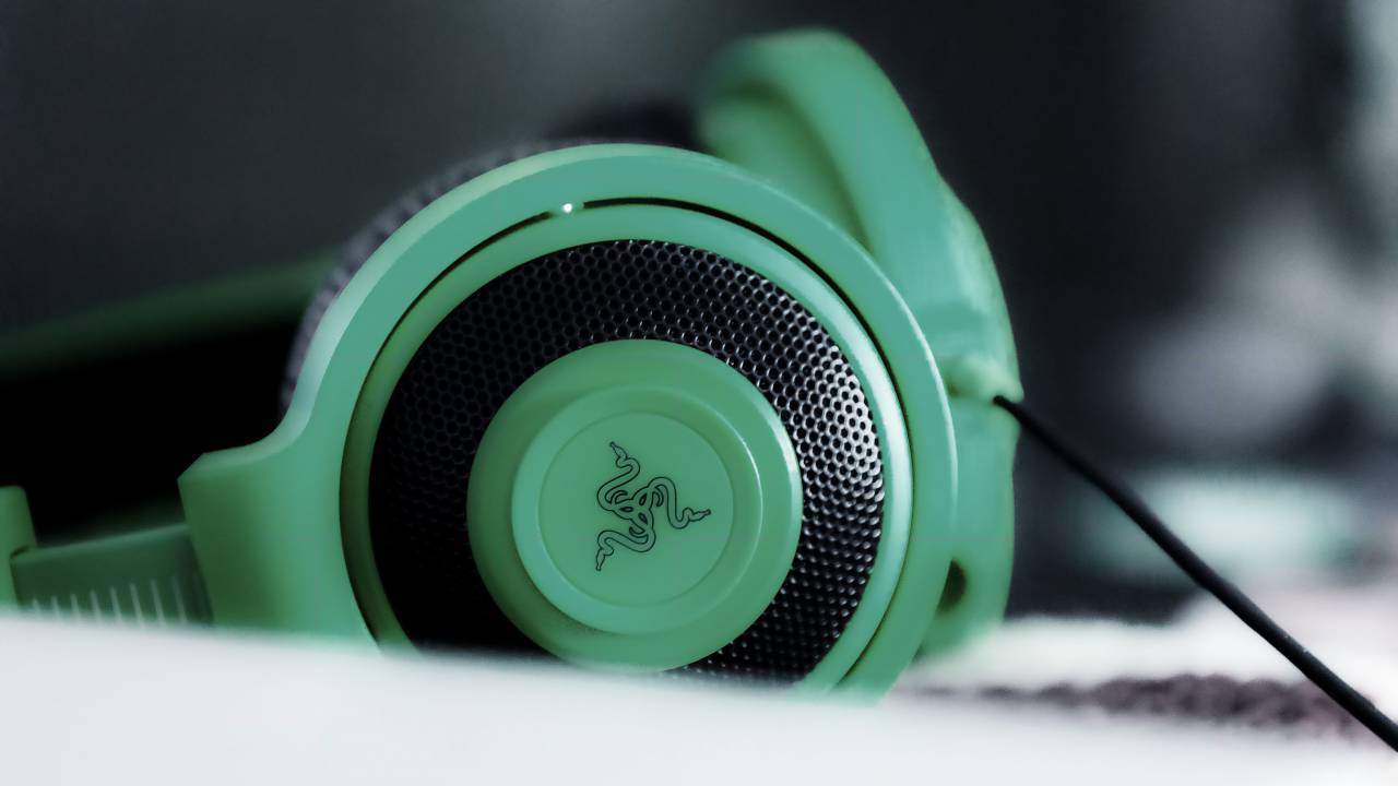 auriculares, razer, juego de azar, computadora, tecnología, audio,