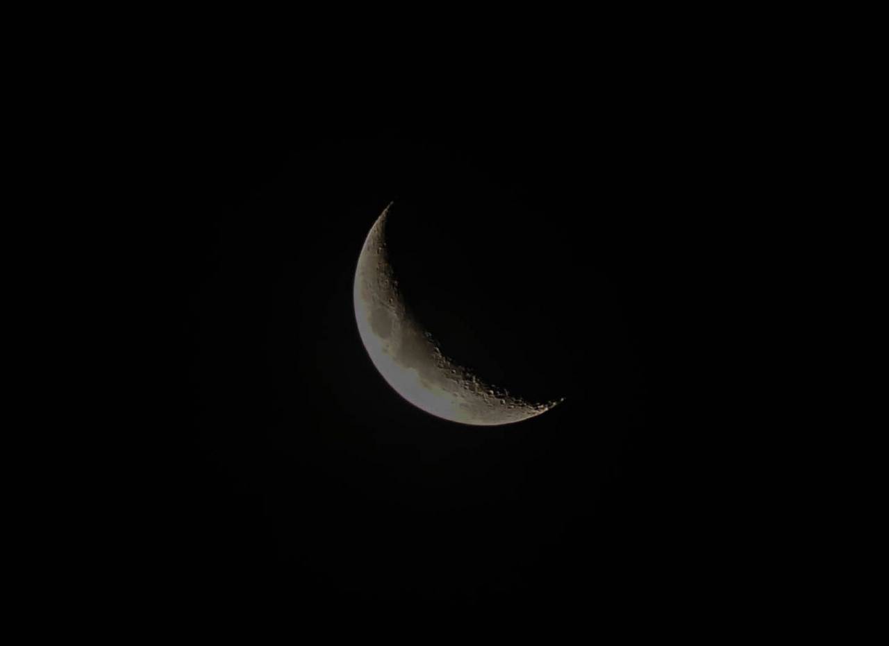 luna, oscuridad, noche, cielo,