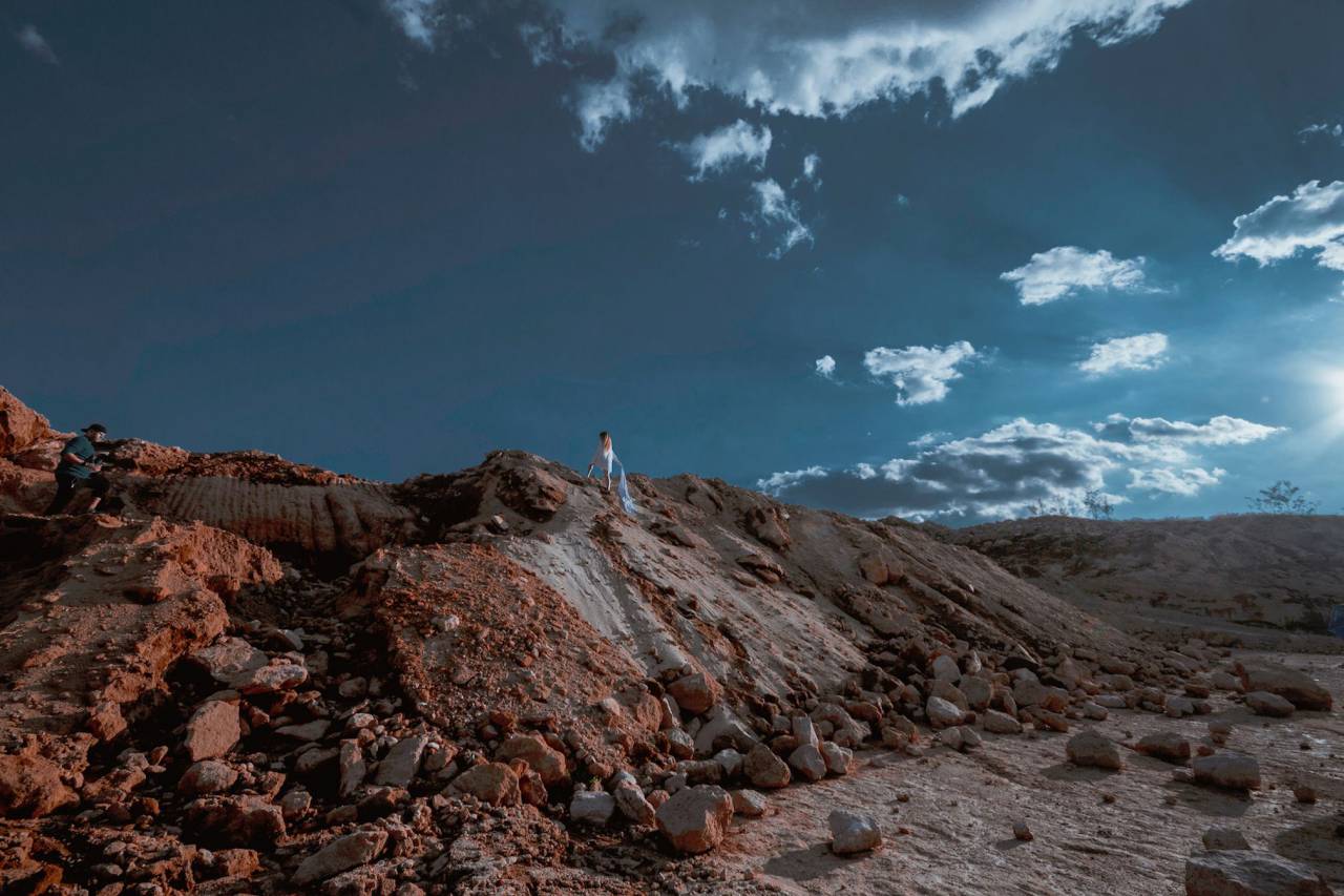 nature, rocks, boulders, hills, sky, clouds, people, travel, millenials, sunlight
, 