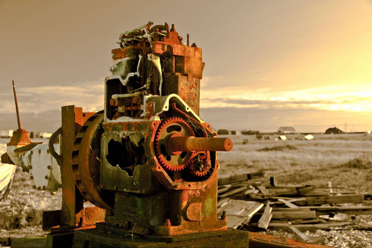 rusty, engine, motor, sunset, red, Coast, Engineering, Engines, Industrial, Industry, Sunset
, 
