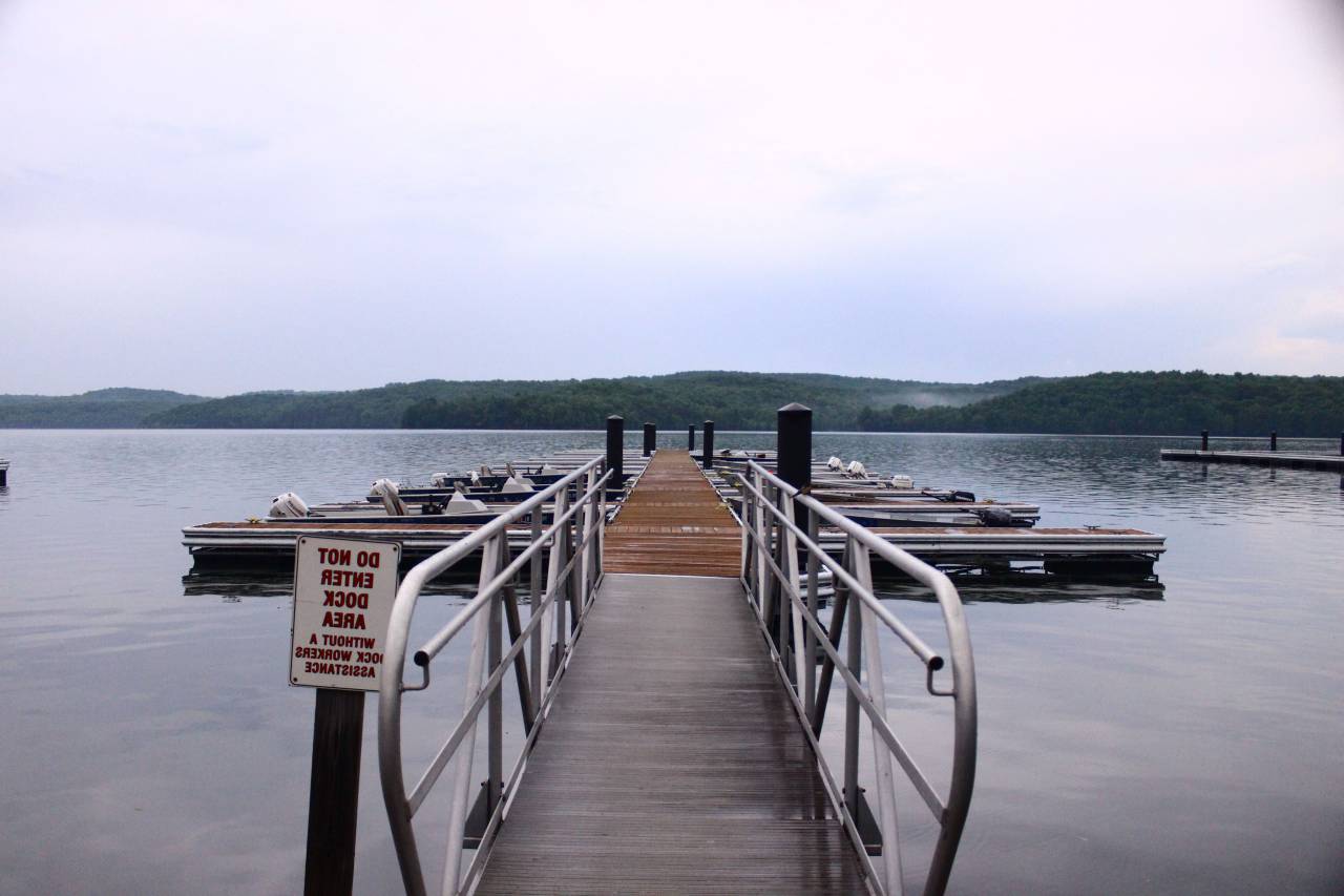 sea, ocean, water, trees, sky, mountain, nature, steel, bridge, pathway, pier, caution sign
, 