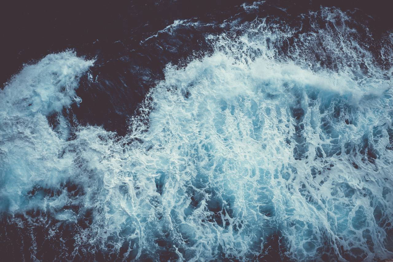 mar, océano, agua, olas, naturaleza, salpicaduras,