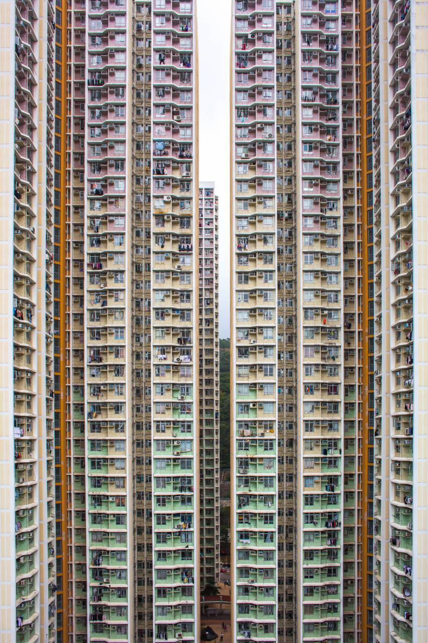 architecture, buildings, city, residential, condominium, tenement, high rise, patterns, perspective
, 