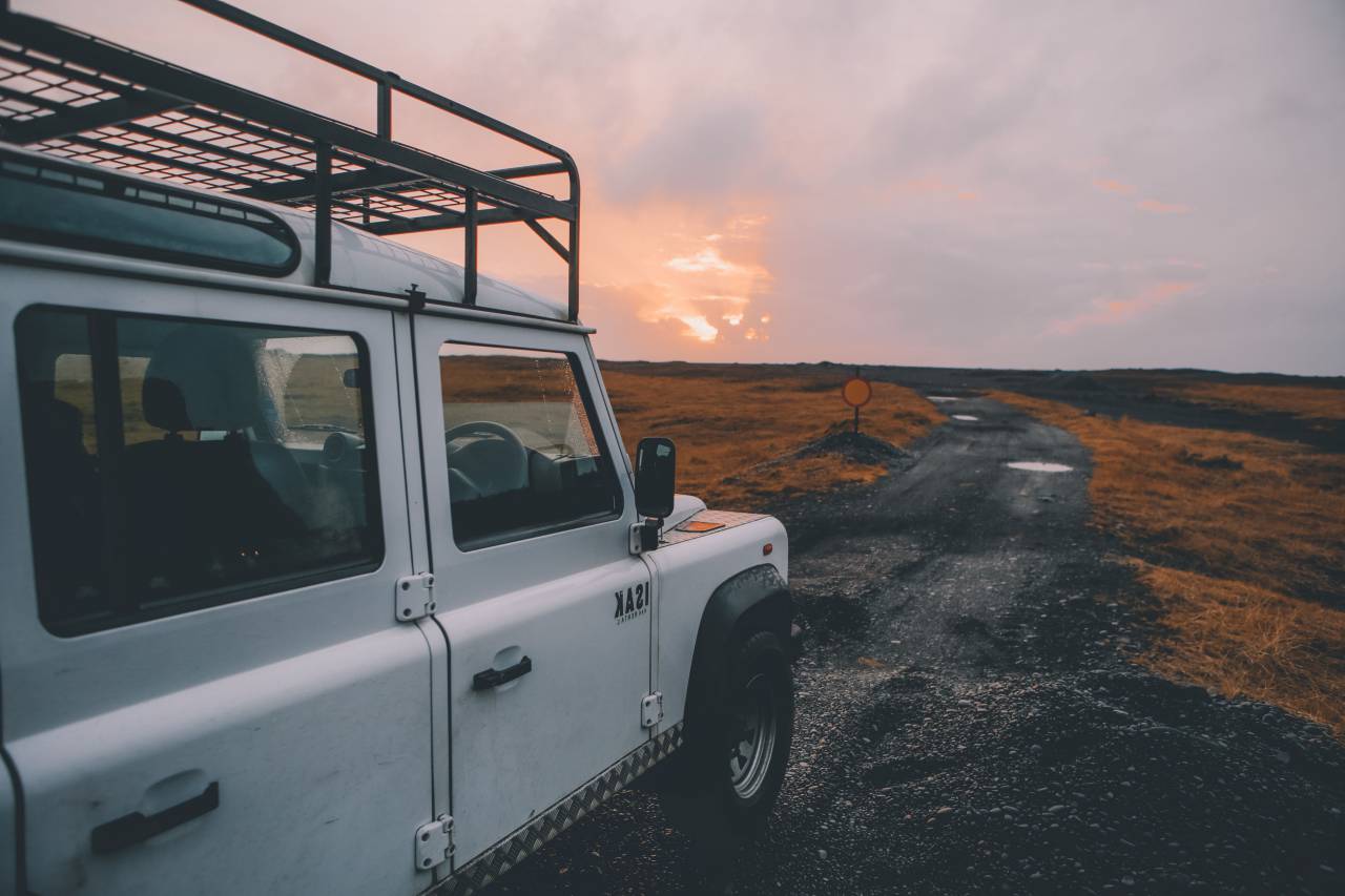car, vehicle, transportation, road, travel, adventure, rough, sunset, grass
, 