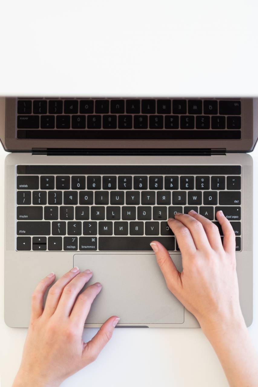 computer, laptop, working, typing, hands, keyboard, work, job, technology, online, notebook, freelancer, writer, table, desk, mobile, person, macbook, female, top, view, flat lay
, 