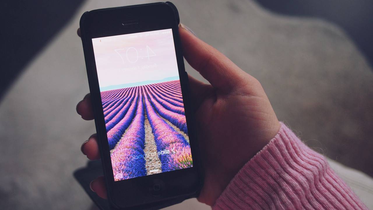 iphone, pantalla, móvil, tecnología, celular, mano,