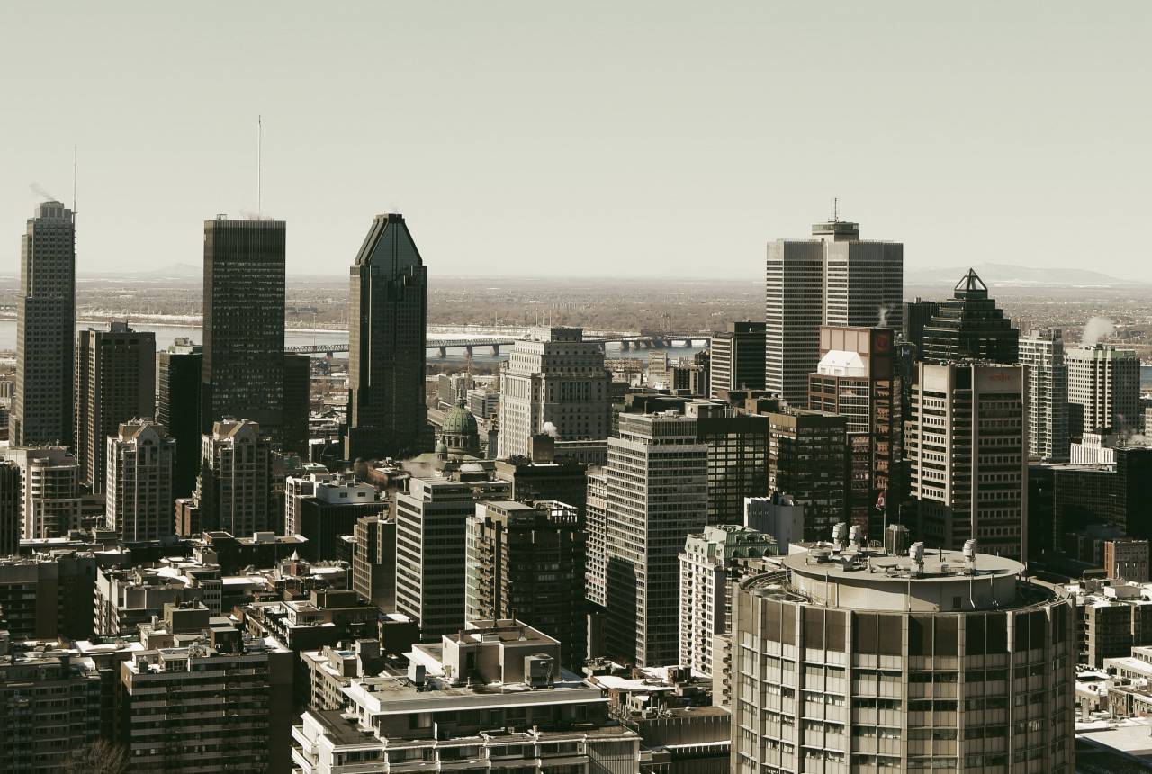 montreal, city, downtown, buildings, towers, skyline, rooftops, view, architecture
, 