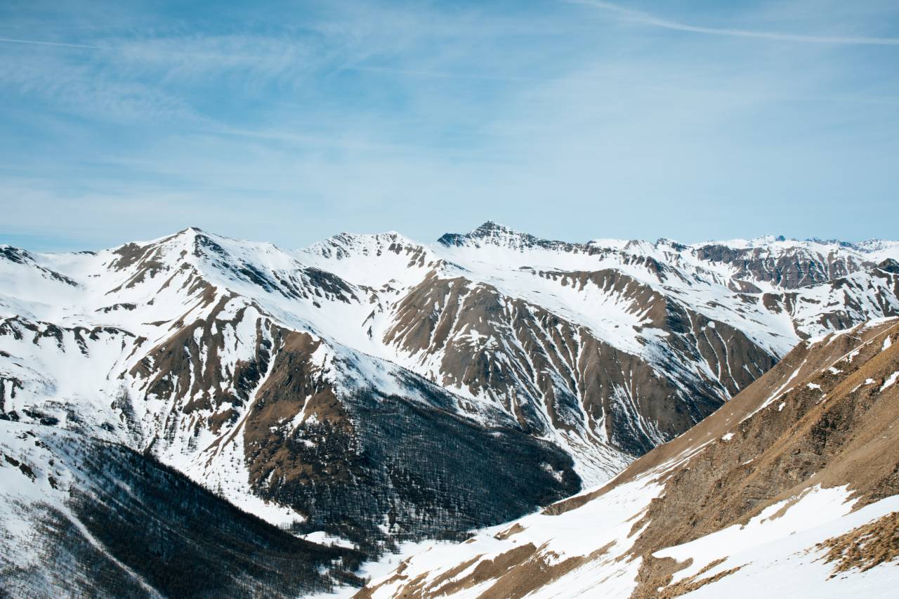 Montaña, Highland, nube, cielo, cumbre, Ridge, paisaje, naturaleza, valle, nieve, invierno,