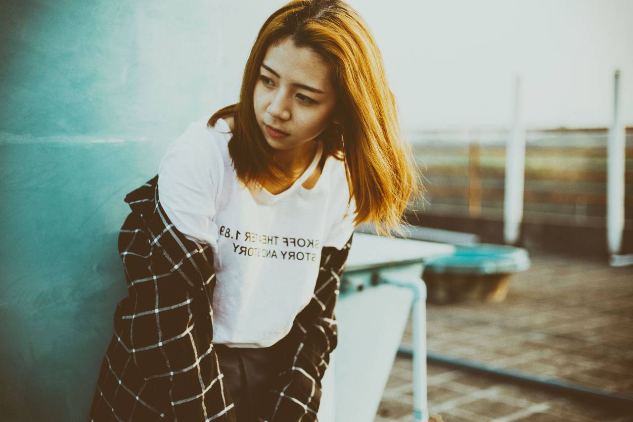people, woman, girl, clothing, fashion, model, outdoor, asian, blur, wall
, 