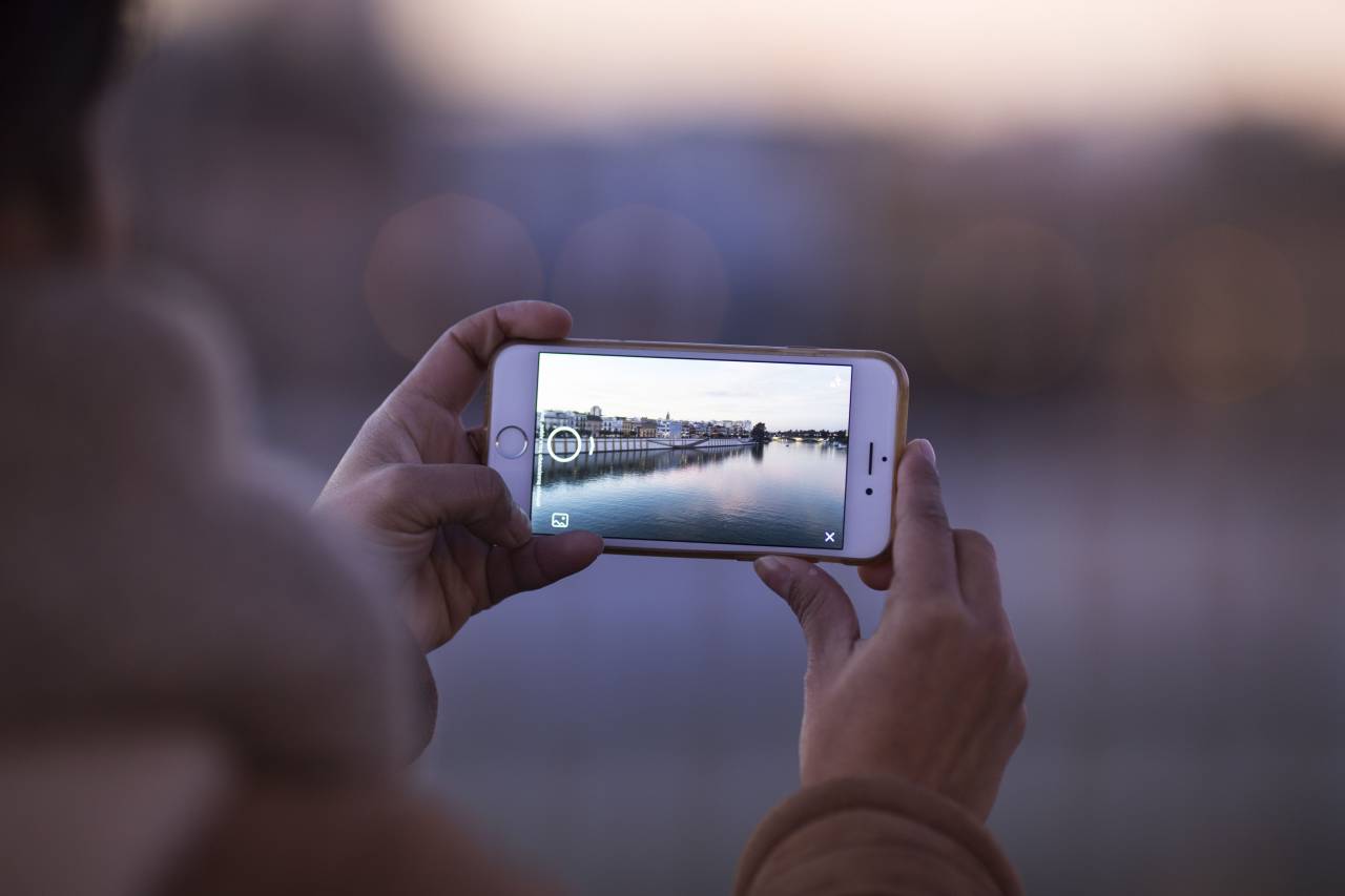 teléfono, teléfono móvil, gente, fotografía, iphone, manzana, foto, imagen, bokeh,