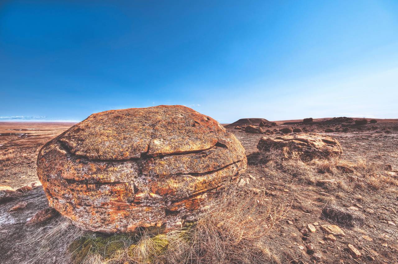 rock, boulder, desert, blue, sky, sunny, nature, outdoors, landscape
, 
