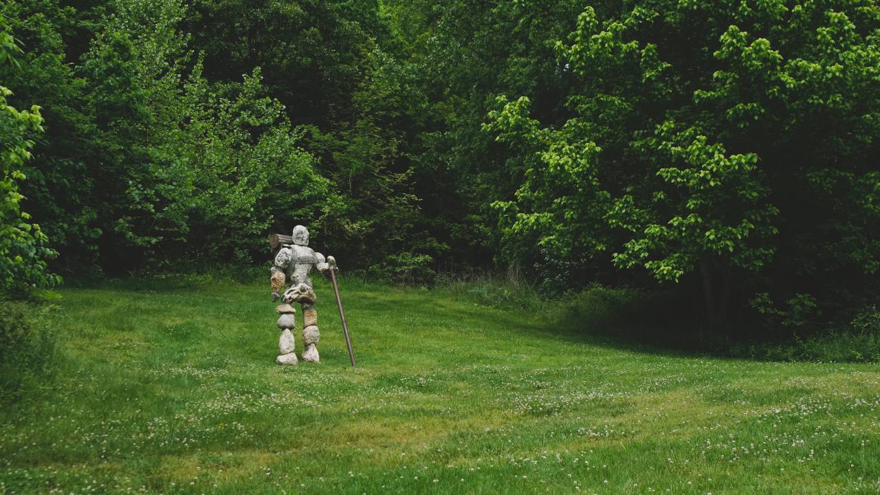 Stone giant, field, grass, hike, bentonville, arkanSas
, 