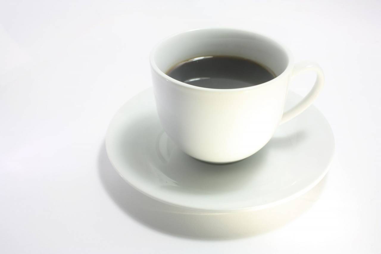 white, cup, saucer, black, coffee, espresso, drink, hot, cafe, americano
, 
