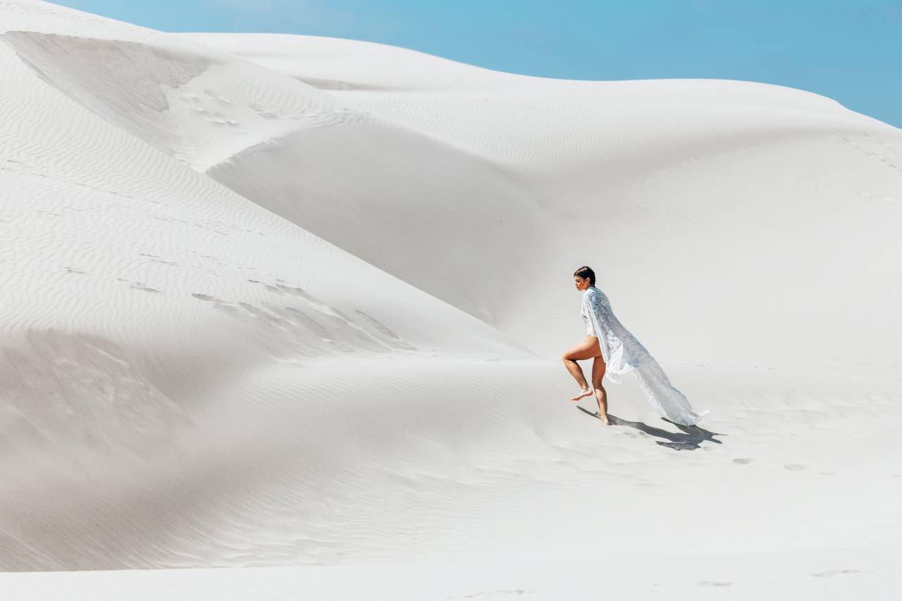 Blanco, arena, desierto, altiplano, paisaje, exterior, ver, viajes, aventuras, gente, mujer, niña,
