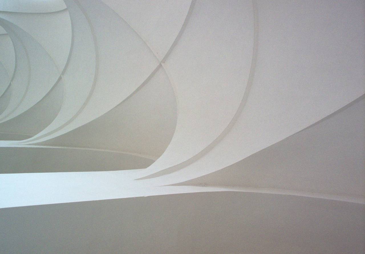 Resumen, fondo, edificio, moderno, arquitectura, diseño, futurista, exterior, pared, blanco, brillante, patrón, formas,