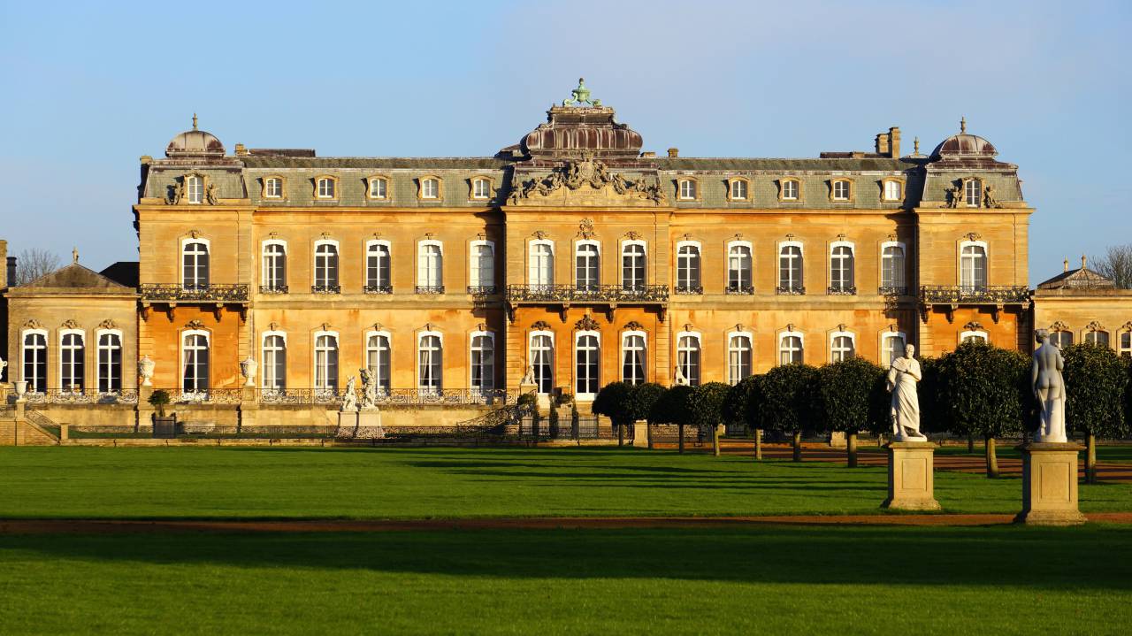 architecture, building, mansion, manor, estate, wrest park, bedfordshire, england
, 