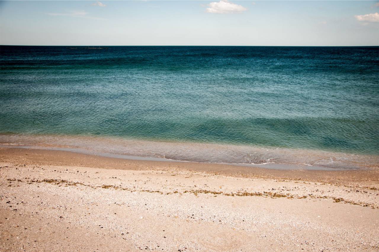 playa, arena, orilla, agua, océano, mar, horizonte,