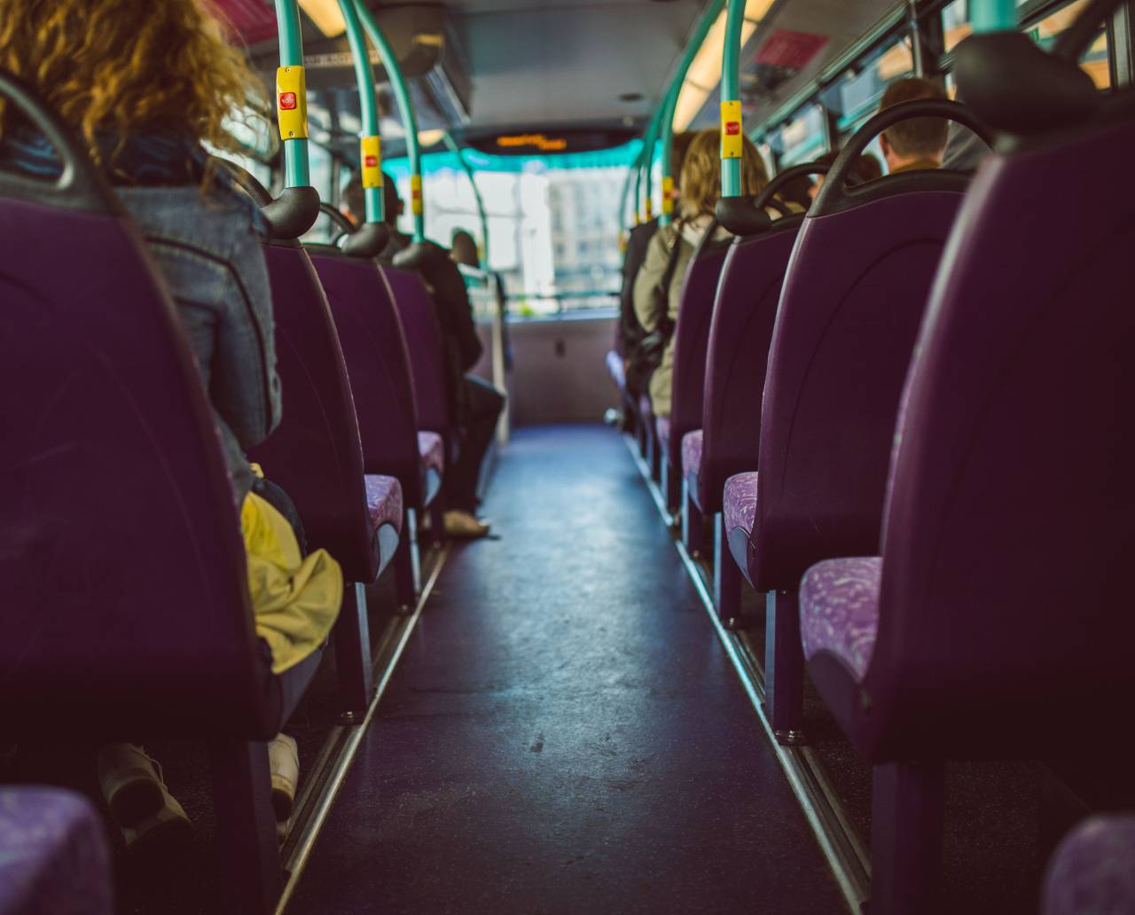 ônibus, assentos, transporte, pessoas, cidade, urbano, ilha,