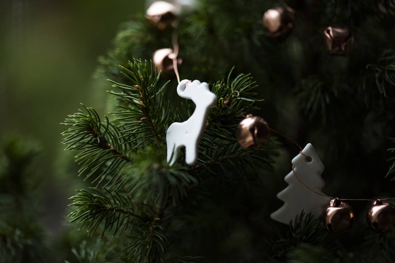 Navidad, árbol, decoración, adornos, fiesta, diseño, temporada,
