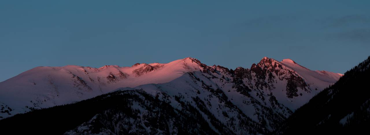 Oscuro, montaña, Highland, paisaje, naturaleza, nube, cielo, nieve, invierno, puesta de sol,
