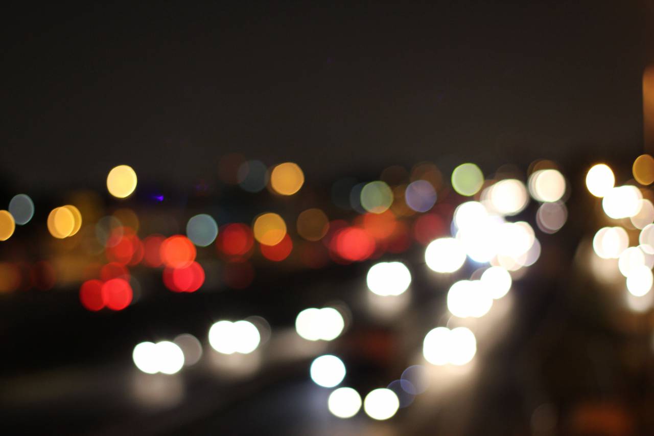 dark, night, bokeh, lights
, 
