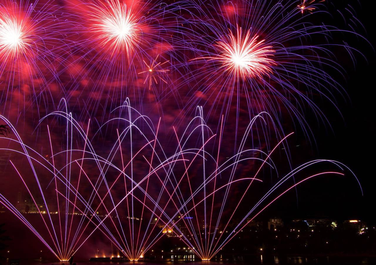 Fuegos artificiales, fondo, pantalla, cielo, festival, fiesta, colorido, ráfaga, vacaciones, noche, chispas, resumen, año nuevo, celebración, evento,