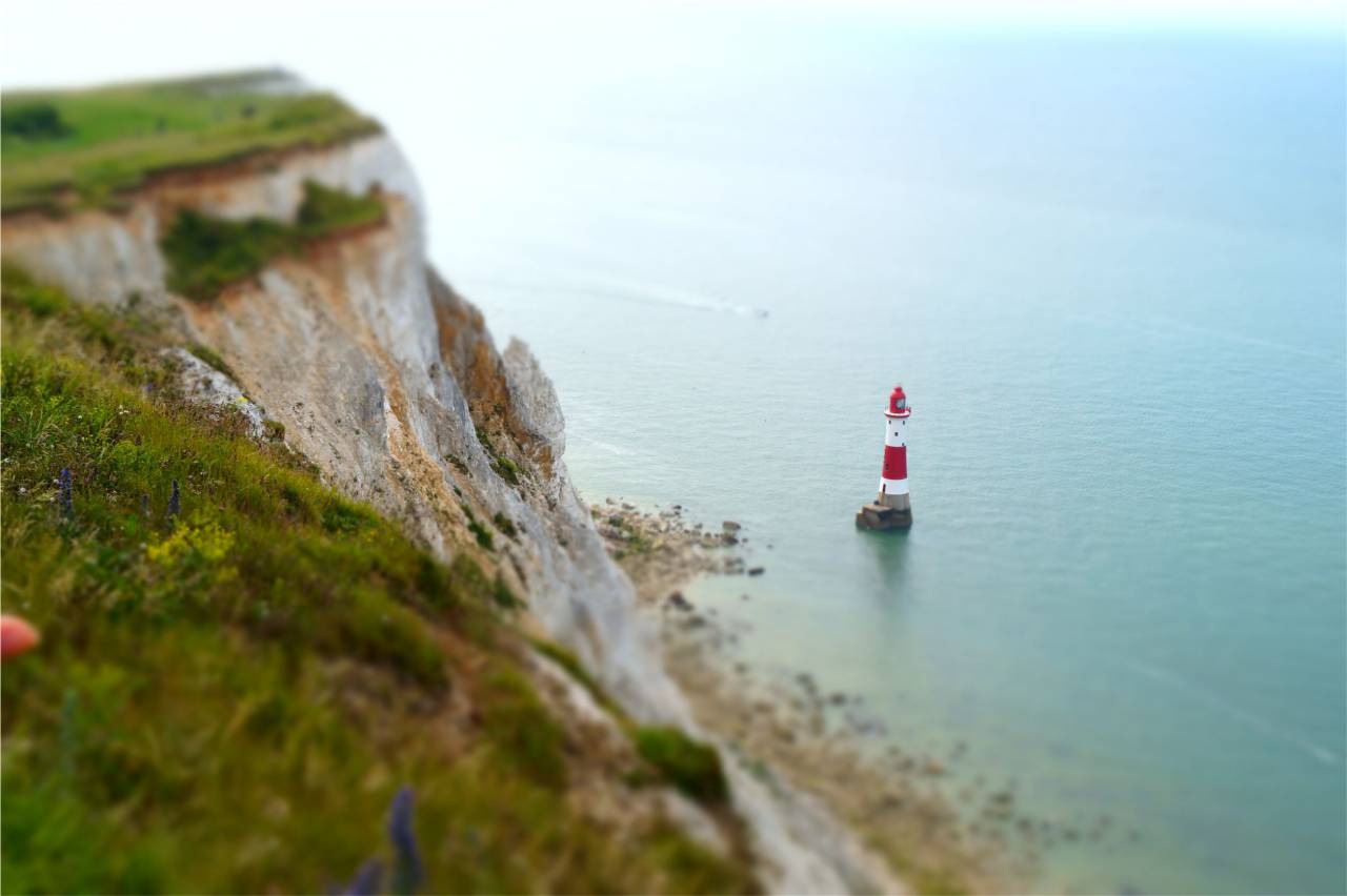 farol, costa, oceano, mar, água, falésias,