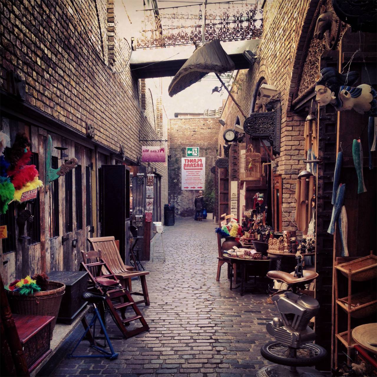 market, bazaar, shops, stores, merchandise, goods, alley, cobblestone, chairs, birdcage
, 