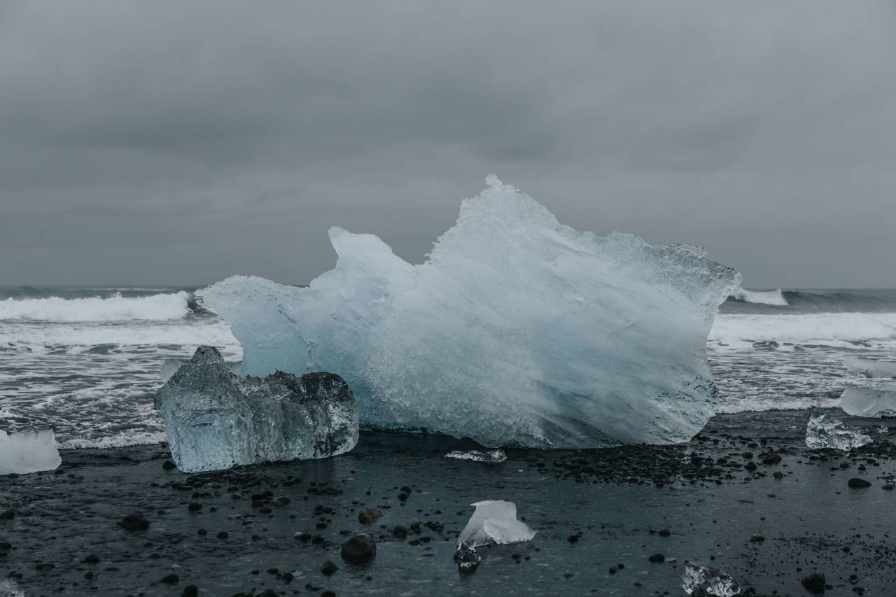 naturaleza, paisaje, agua, océano, mar, olas, corriente, oscuridad, hielo, glaciar,