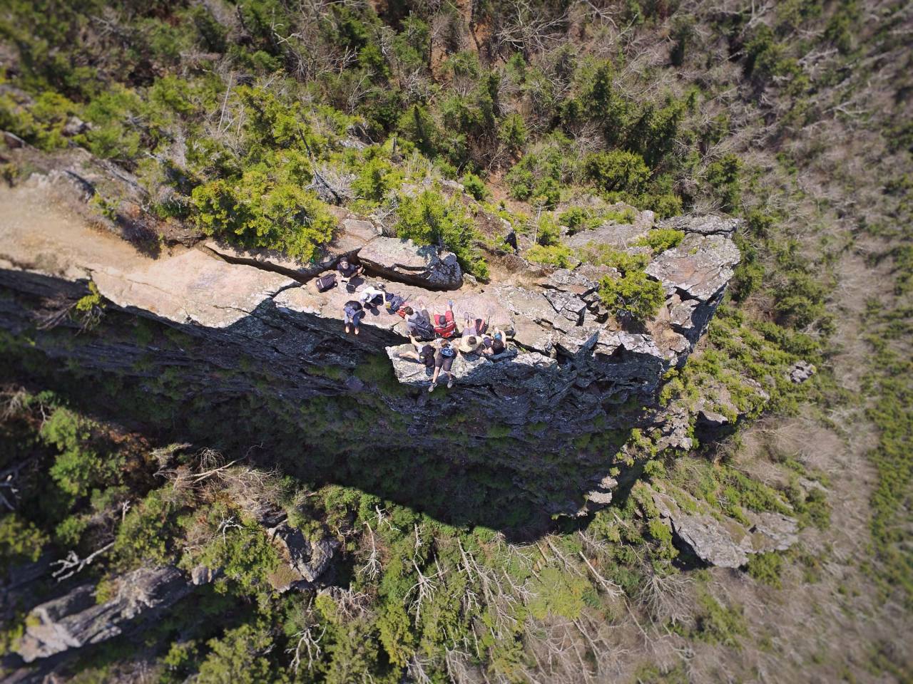 nature, mountains, cliff, forests, trees, people, travel, hike, aerial
, 