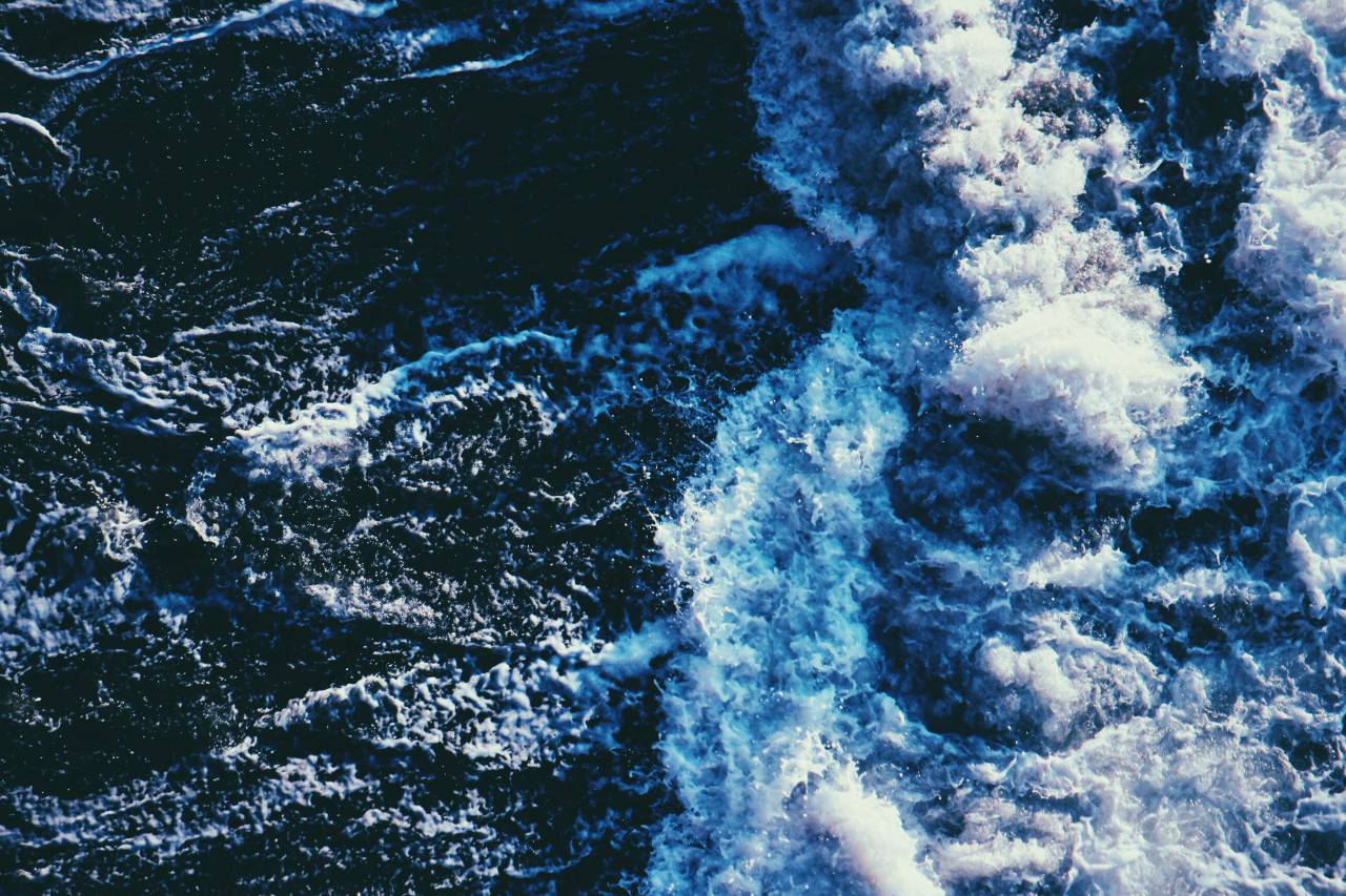 Océano, mar, agua, olas, playa, verano,