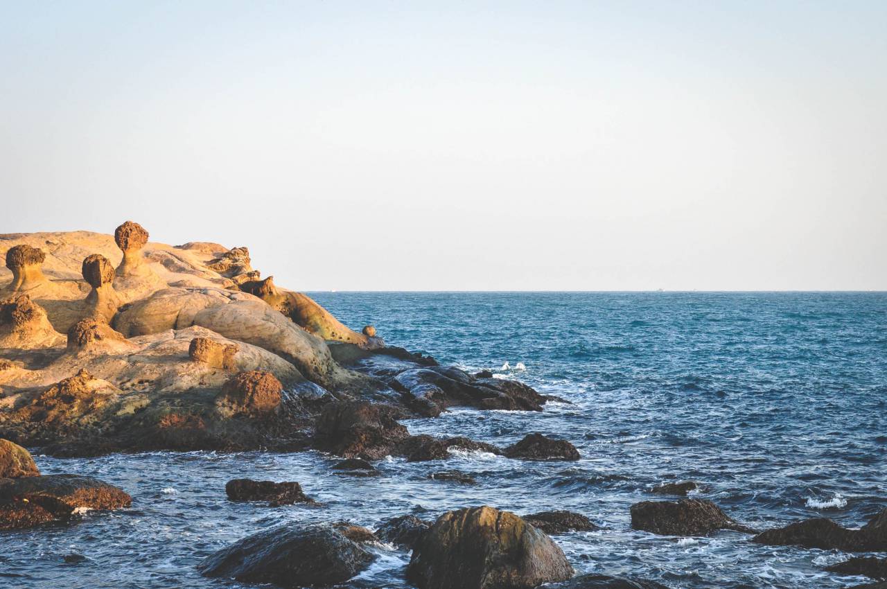 ocean, water, rocks, coast, Yehliu, Geopark, Taiwan
, 