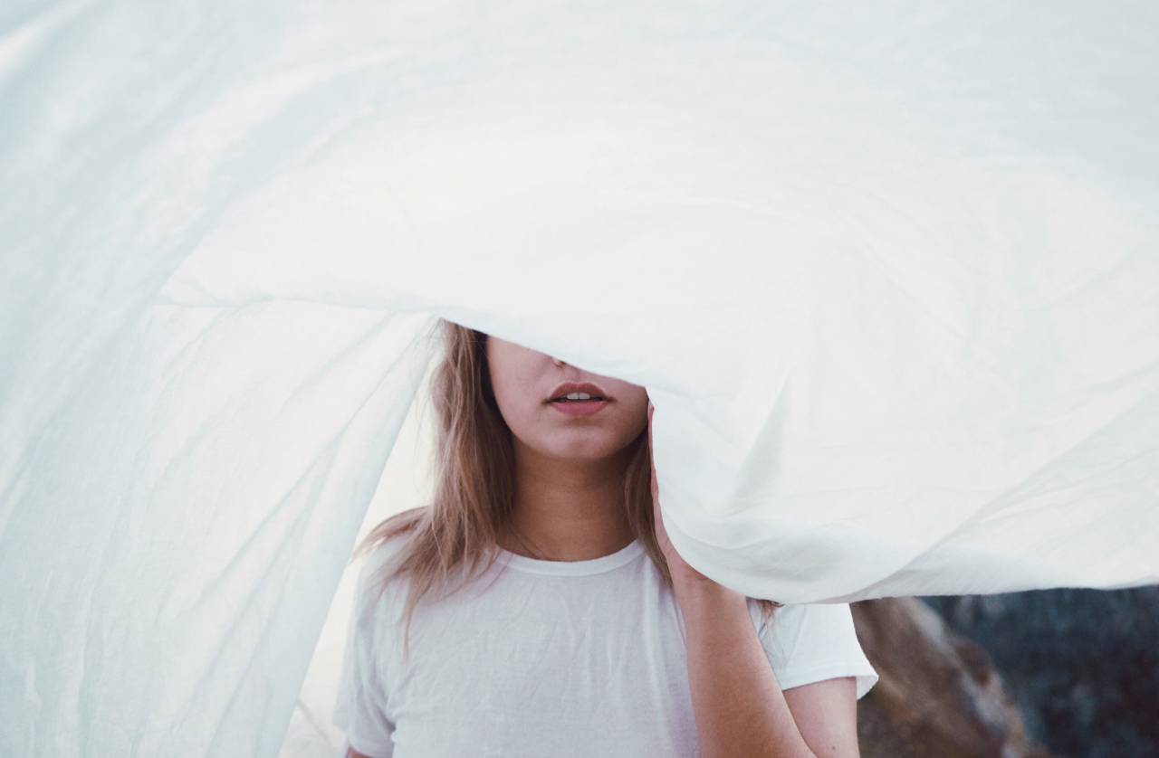 people, girl, white, cloth, blanket
, 