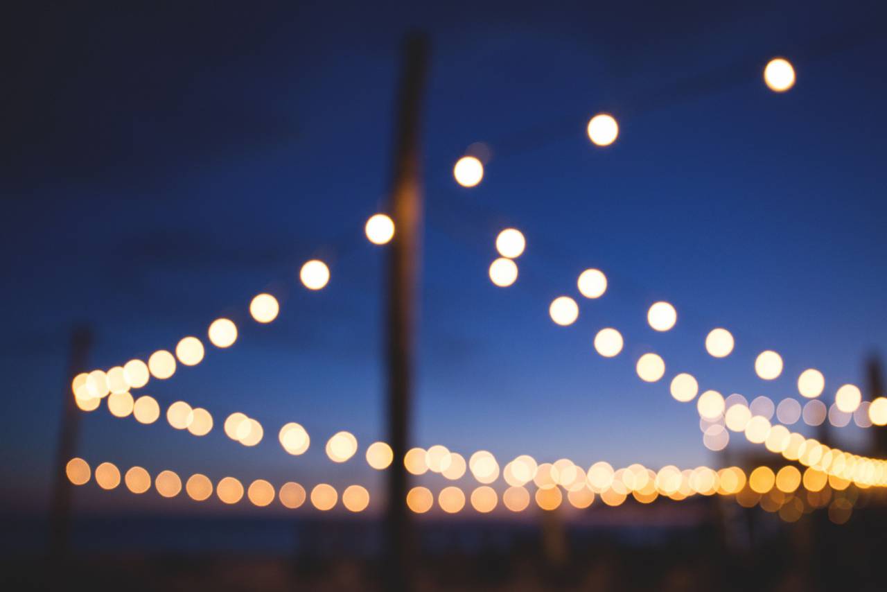 Todavía, luces, linternas, postes, larga exposición, bombilla, fotografía, bokeh,