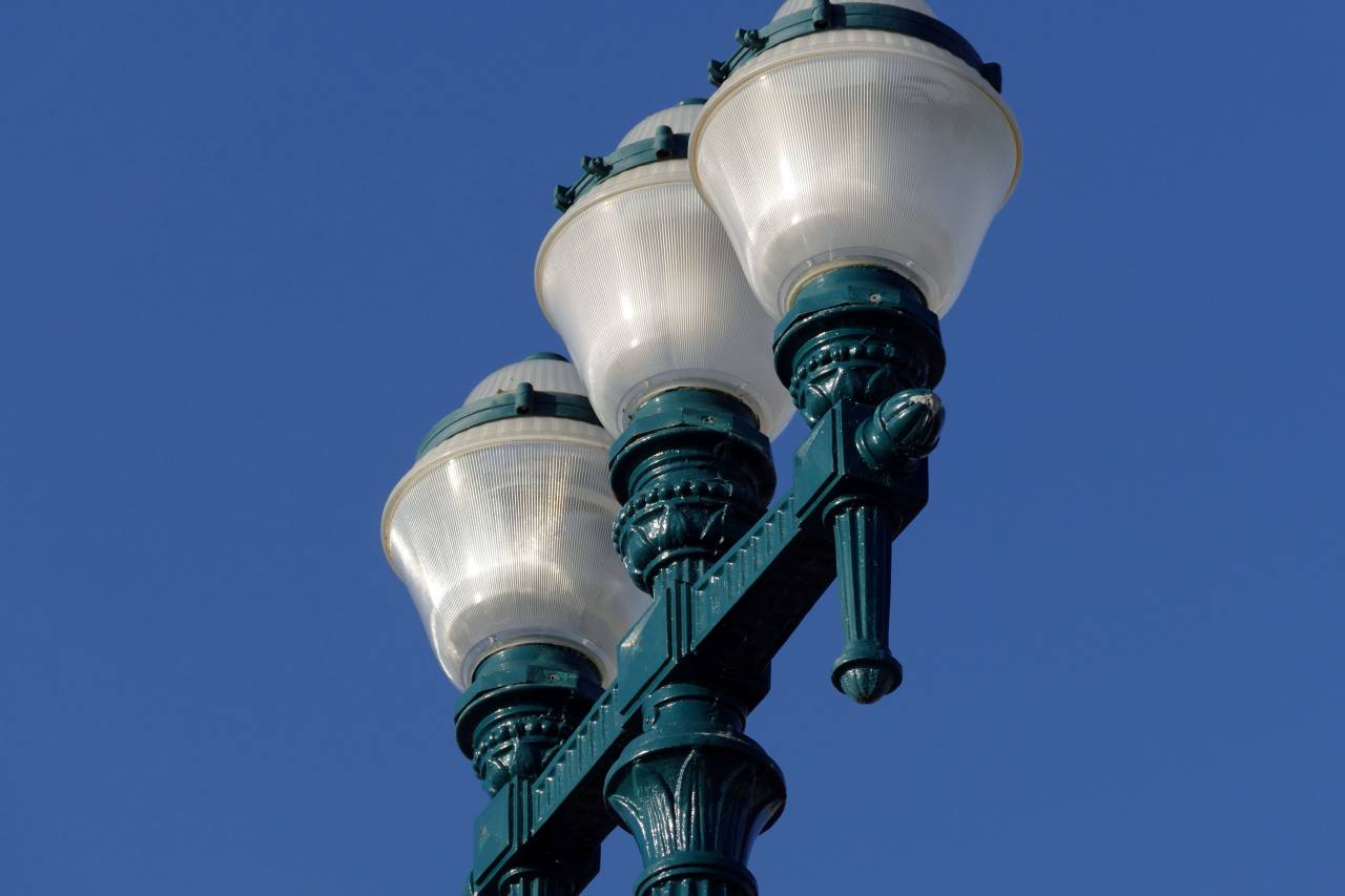 Calle, lámpara, al aire libre, cielo, luz, textura,