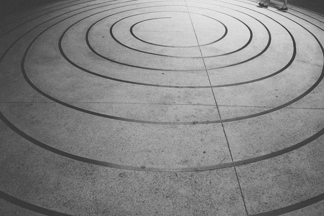 swirl, concrete, shoes, black and white
, 