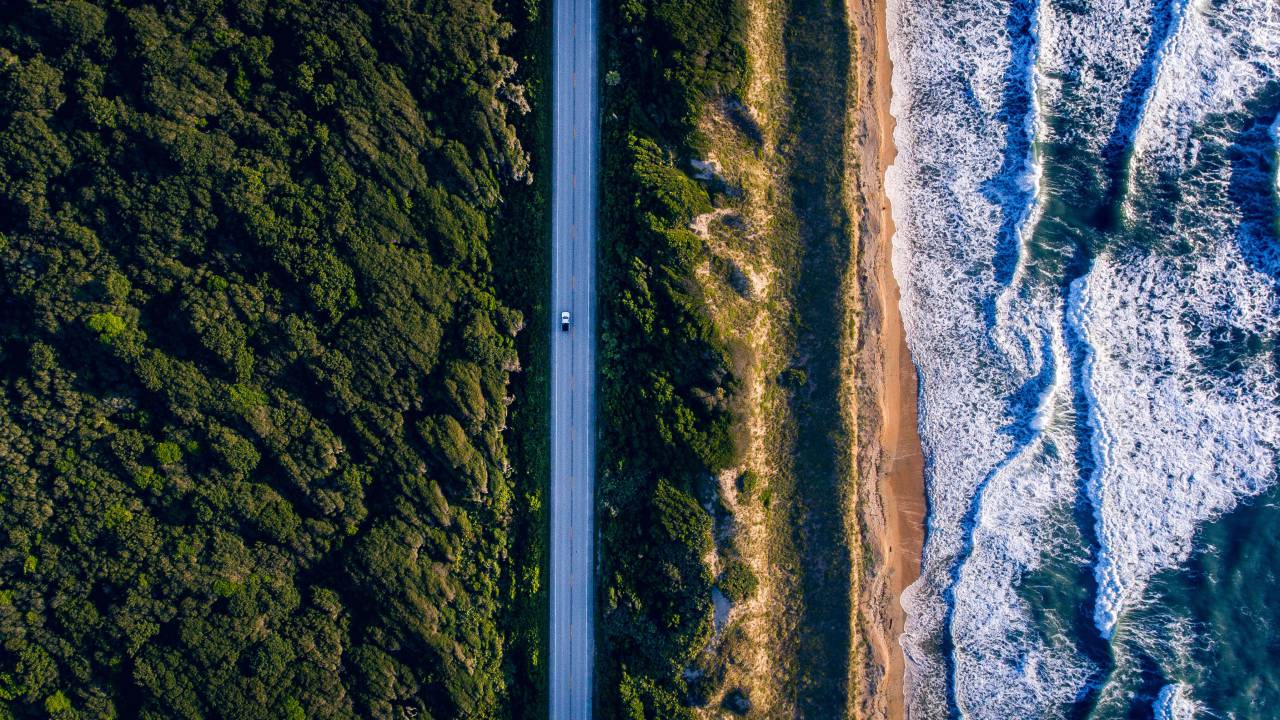 🥇 Image of aerial land water ocean sea green blue - 【FREE PHOTO】 100018678