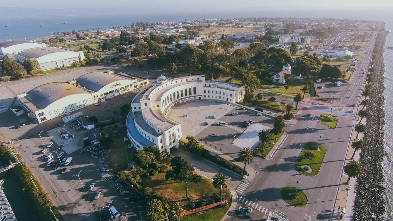 Aéreo, viaje, aventura, camino, autopista, isla, árboles, edificio, establecimiento,