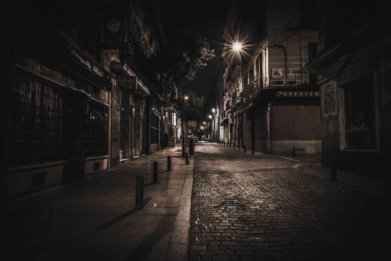 architecture, building, infrastructure, road, street, night, lights
, 