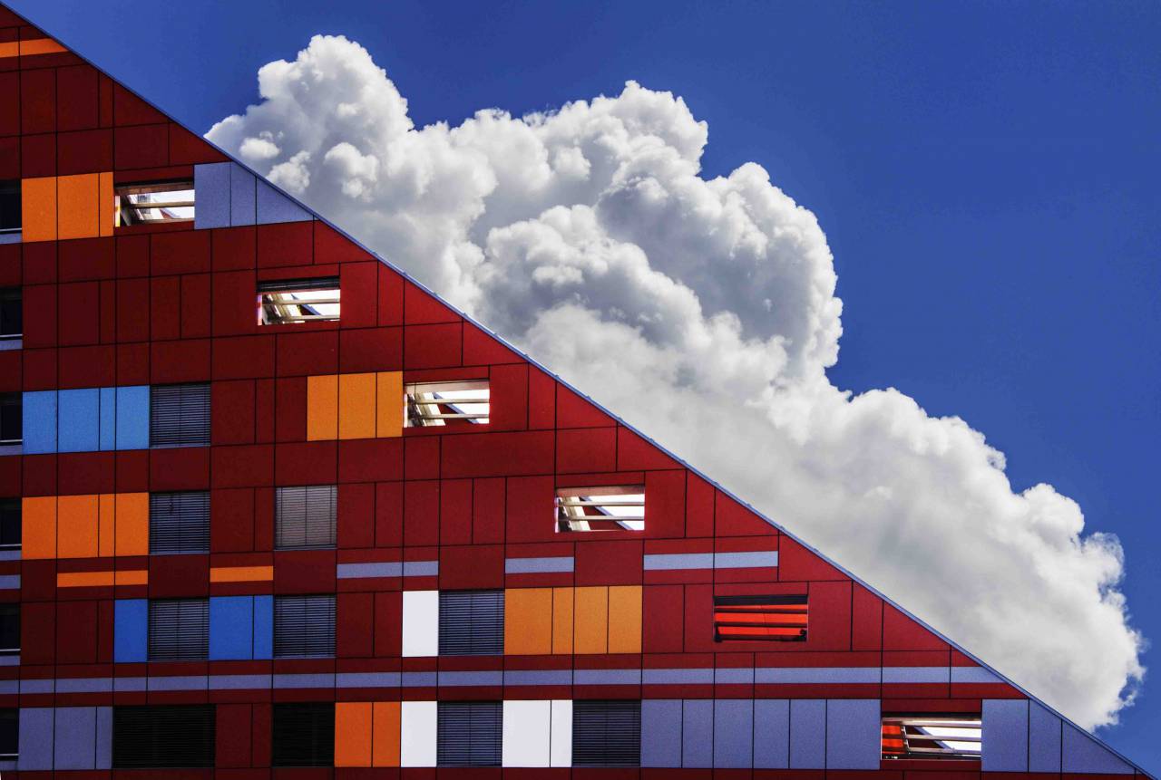 architecture, building, modern, art, structure, lines, linear, shapes, patterns, perspective, colors, blocks, sky, clouds
, 
