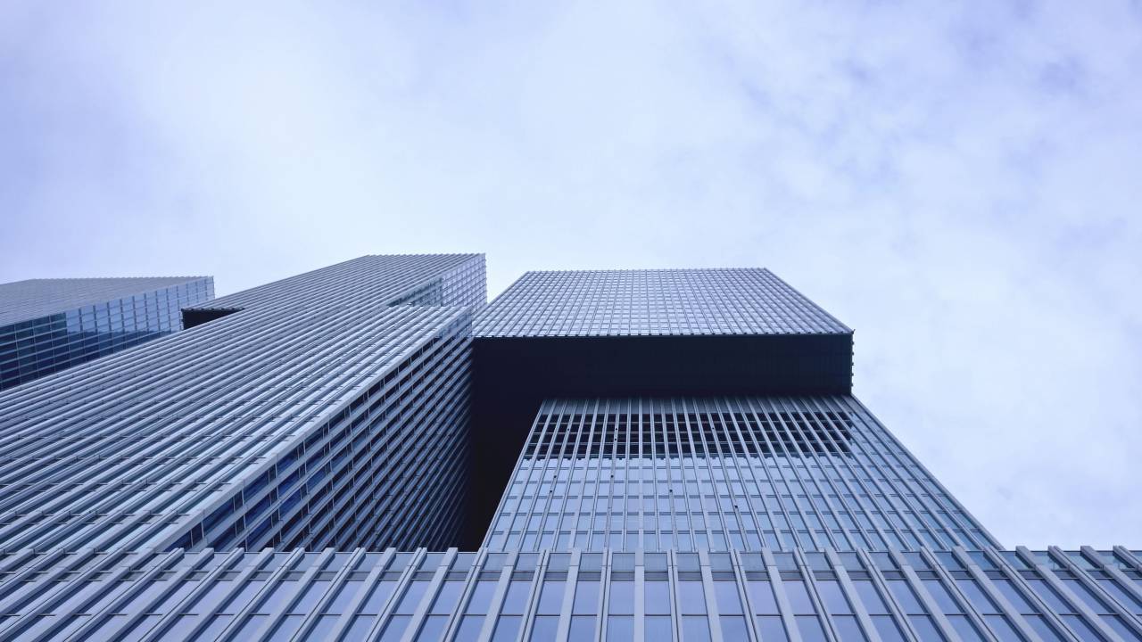 architecture, building, structure, establishment, office, windows, condominium, hotel, clouds, sky, modern, symmetry
, 