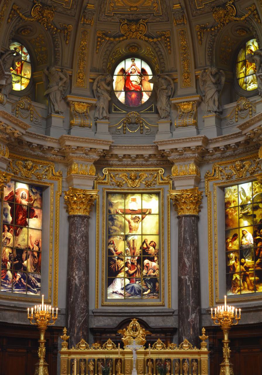 church, interior, architecture, altar, stained, glass, art, ornate, cathedral, prayer, holy, religion, parish, sacred, chapel, landmark, building
, 
