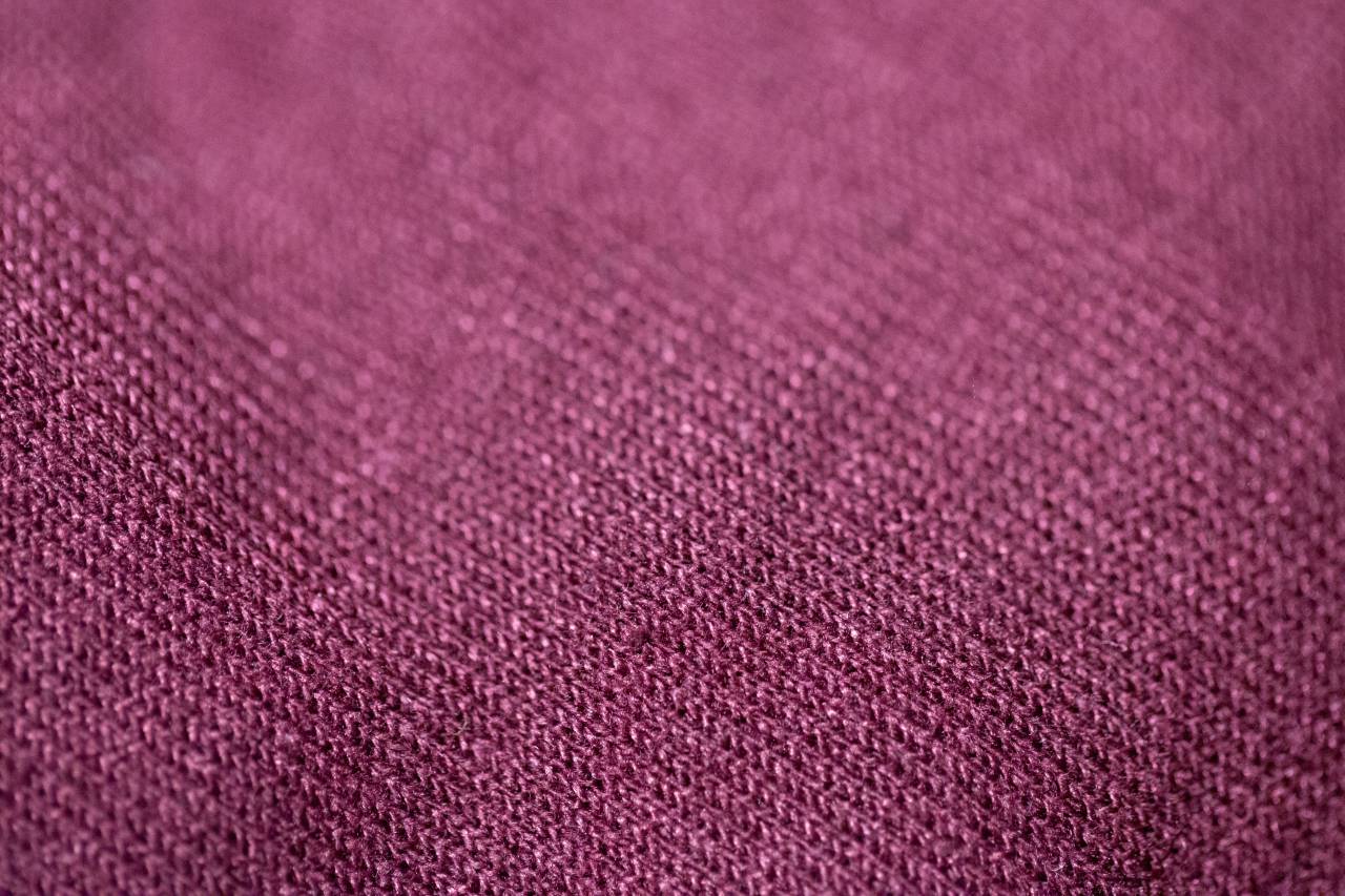 Tela, textura, de cerca, macro, granate, patrón, ropa, cosido, espacio de copia,