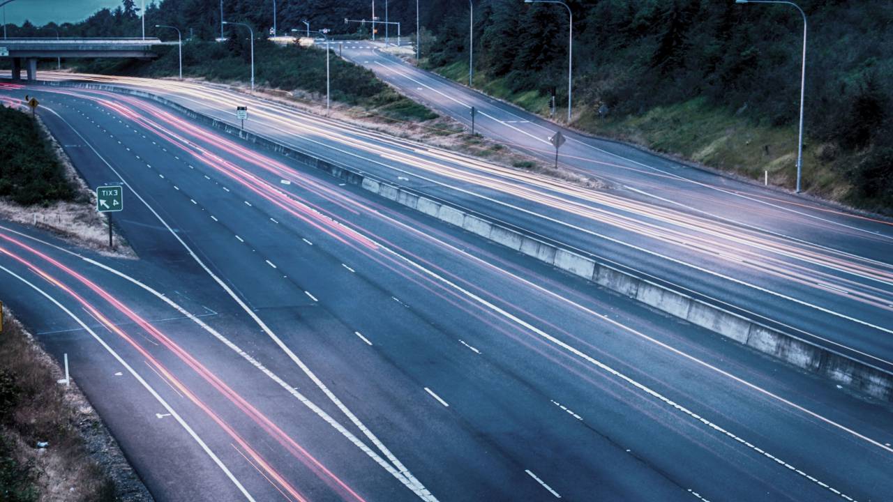 freeway, road, street, lane, sign, bridge, pole, travel
, 