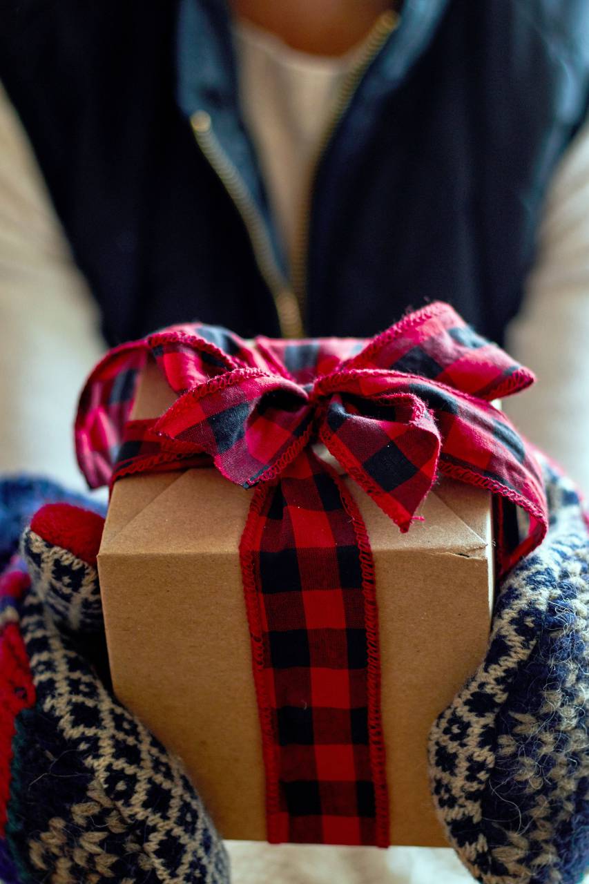 giving, gift, hands, holiday, christmas, celebration, close up, person, box, bow, ribbon, cozy, seasonal, present, winter
, 
