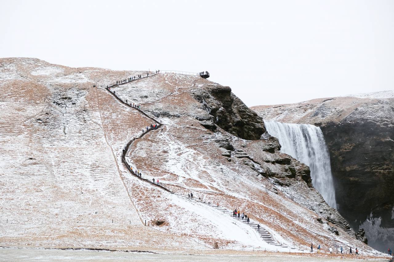 nature, falls, mountain, stairs, people, jump, travel, adventure, trip
, 