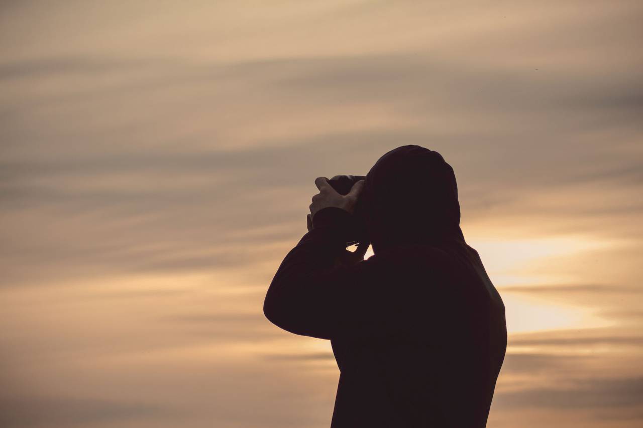 naturaleza, cielo, puesta de sol, gente, fotógrafo, cámara,