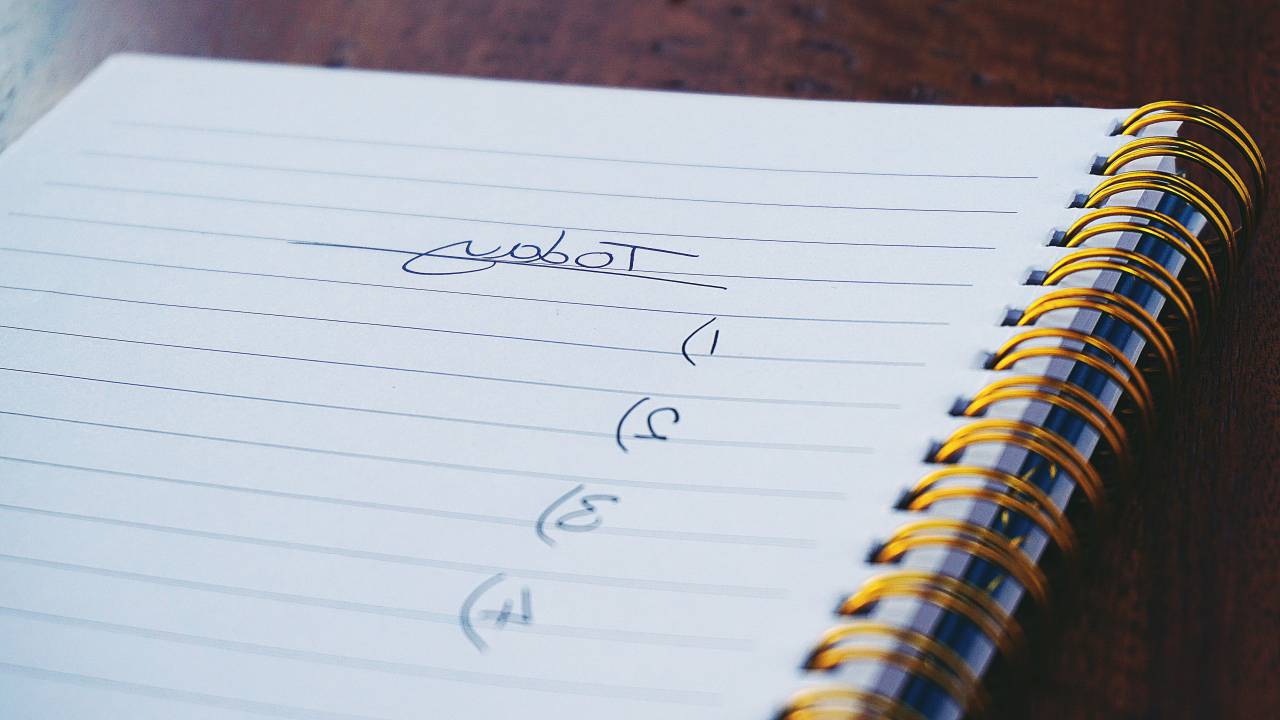 notas, lista, bloc de notas, organizar, escritura a mano,