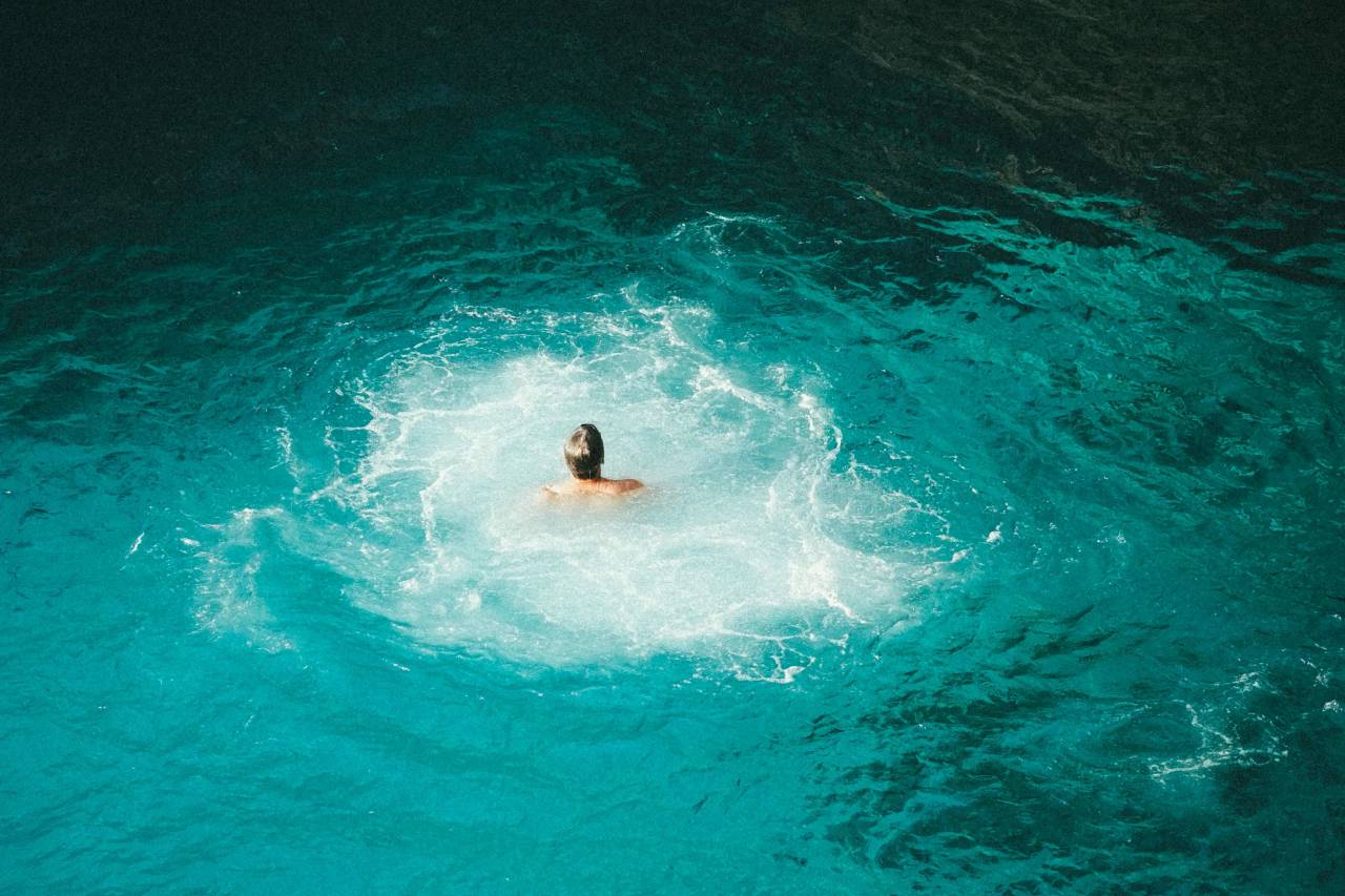 people, man, swimming, water, sea, ocean, pool
, 